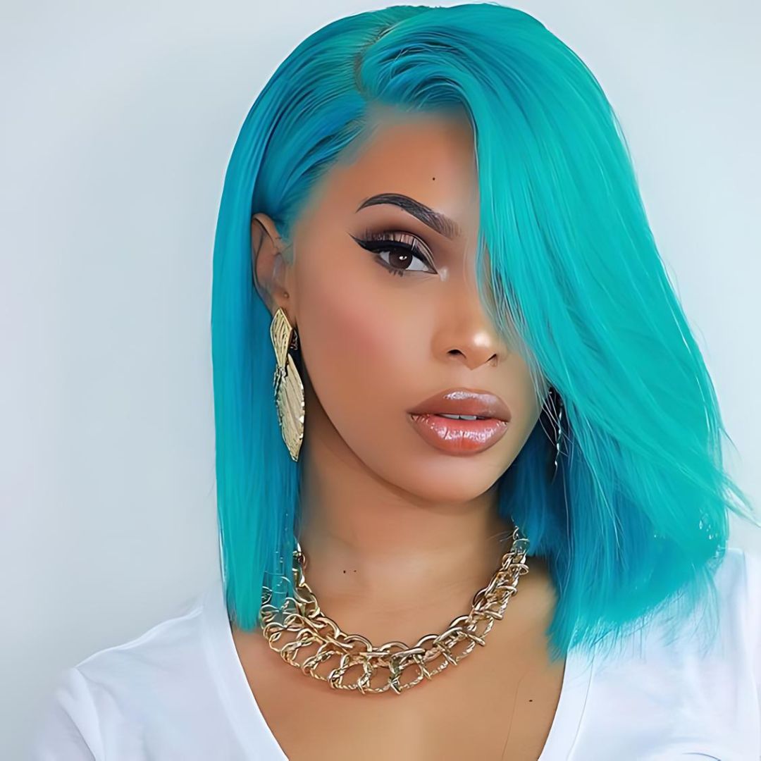 Light Color Straight Short Bob Lace Frontal Wig|Opushe Wig - opushewig