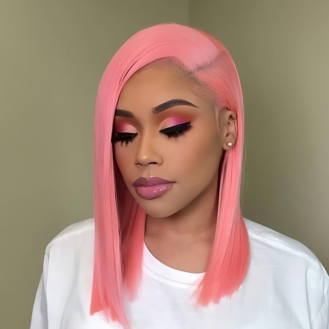 Light Color Straight Short Bob Lace Frontal Wig|Opushe Wig - opushewig