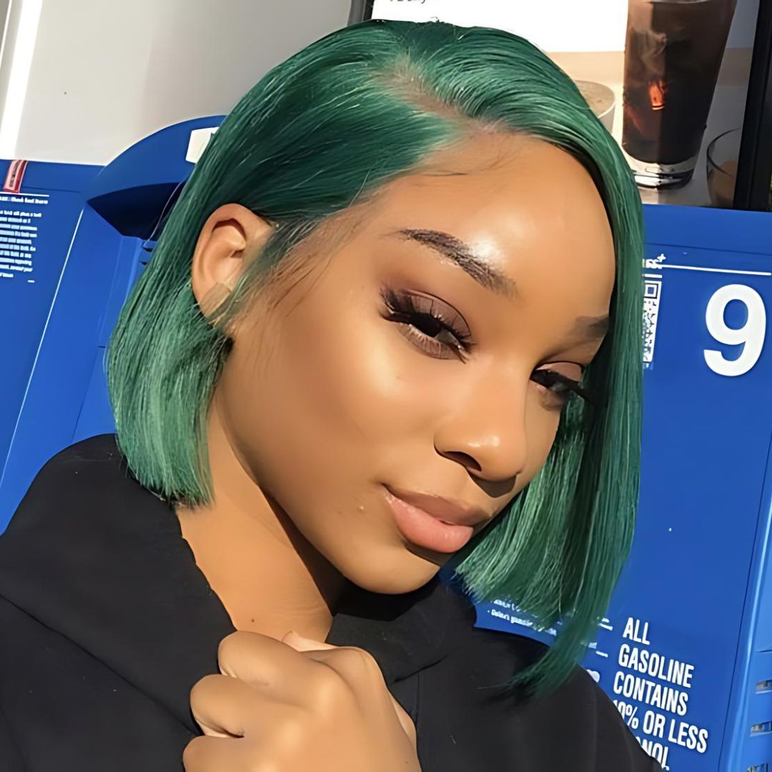 Light Color Straight Short Bob Lace Frontal Wig|Opushe Wig - opushewig