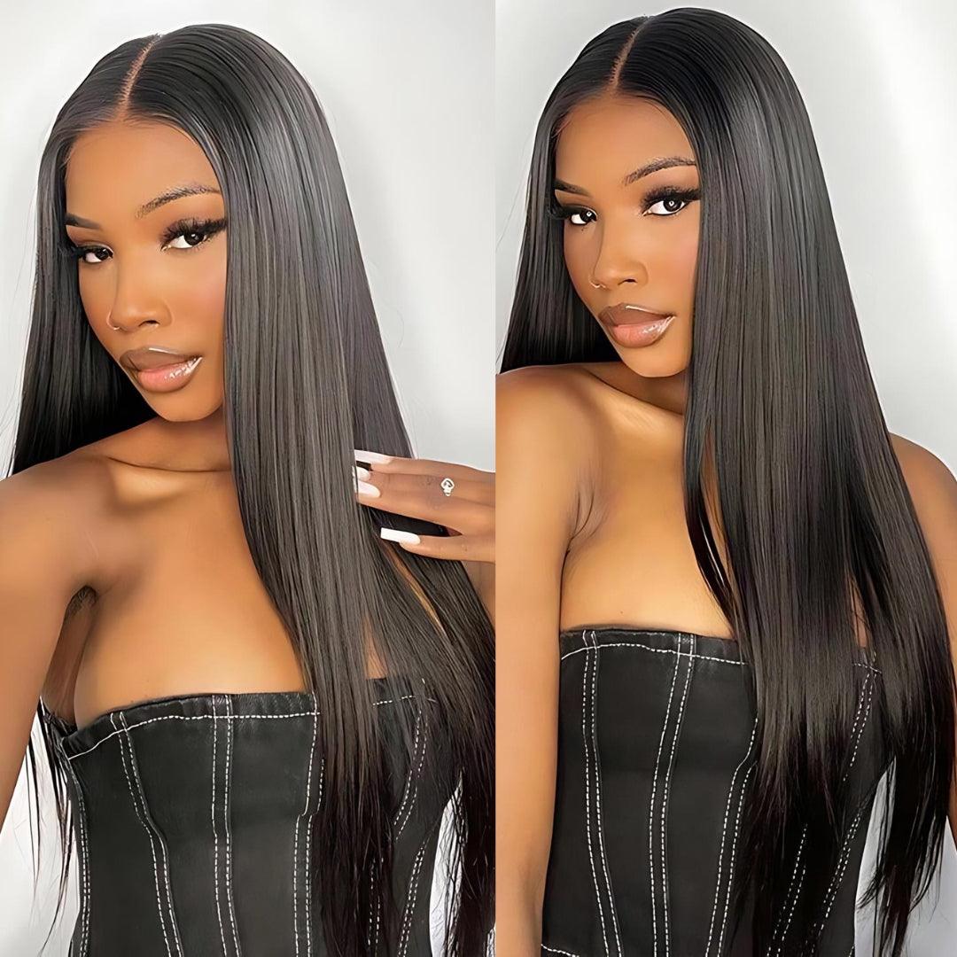 Straight Transparent Lace Frontal Wig|Opushe Wig - opushewig